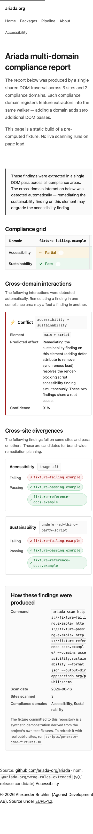 Mobile 375 px viewport — stacked domain toggles, full-width Scan button